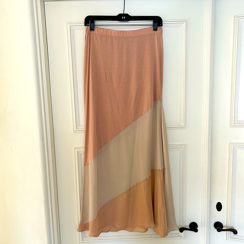 Helmut Lang pink maxi skirt, M